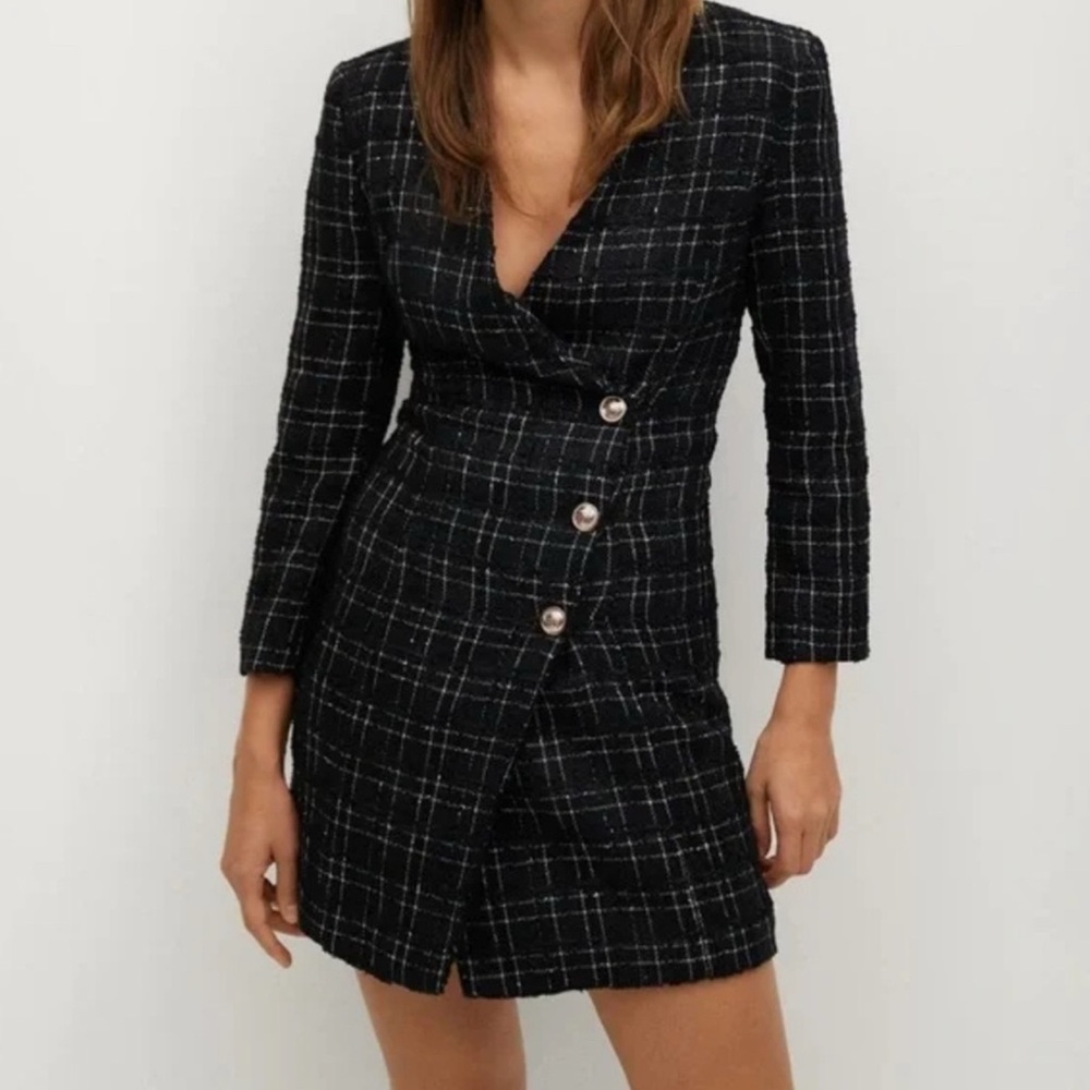 Tweed Blazer Dress